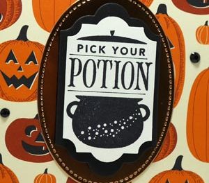 Quick Pick Your Potion Halloween Card