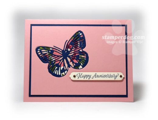 Inlaid Butterfly Card