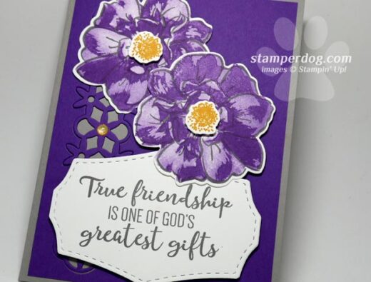 Purple Friend Card