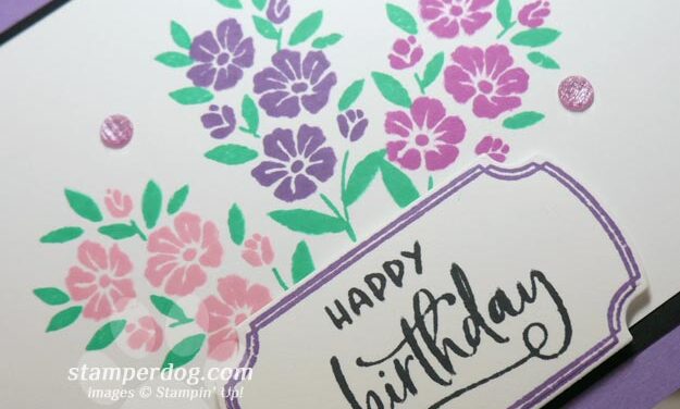 Pretty Purple Birthday Card