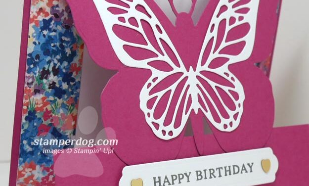 Unique Butterfly Birthday Card