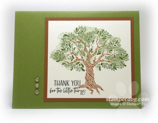 Twisted Tree Thank You Card