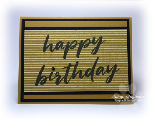 Masculine Birthday Card