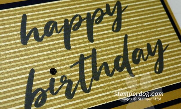 How to Make a Masculine Birthday Card