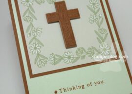 Pretty Green Sympathy Card