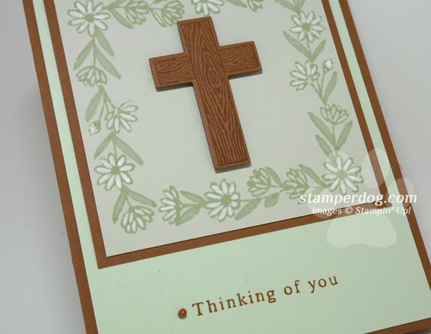 Pretty Green Sympathy Card